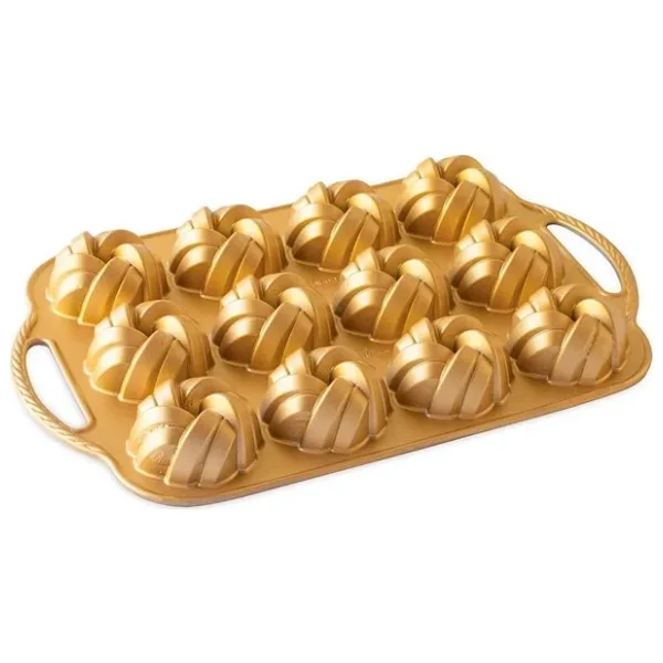 Nordic Ware 75. Yıl Özel 12'li Mini Örgü Kek Kalıbı