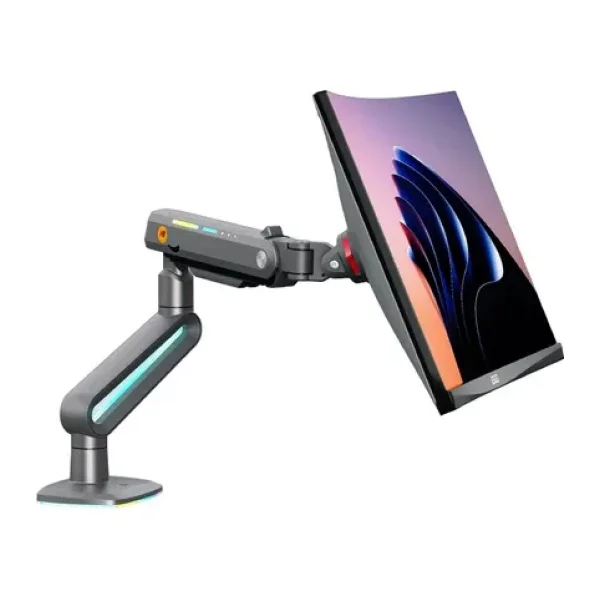 North Bayou F6-Gaming 32-60 inç Tek Kollu Amortisörlü Monitör Standı