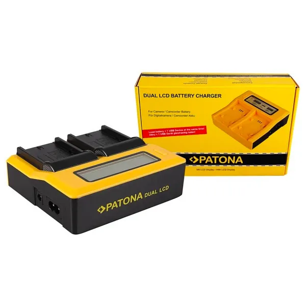 Patona 7580 NP-FW50 2'li Fotoğraf Makinesi Şarj Cihazı