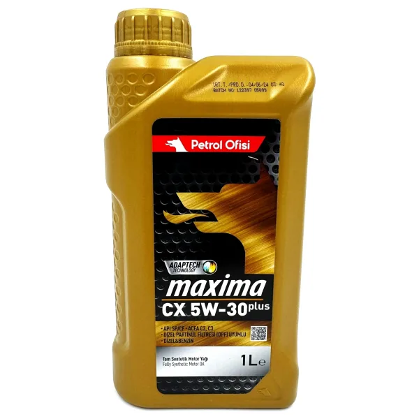 Petrol Ofisi Maxima CX 5W-30 1 lt Motor Yağı - 2024