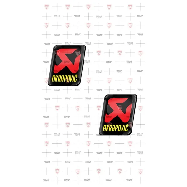 Redline Grafik Akrapovic 3d Logo