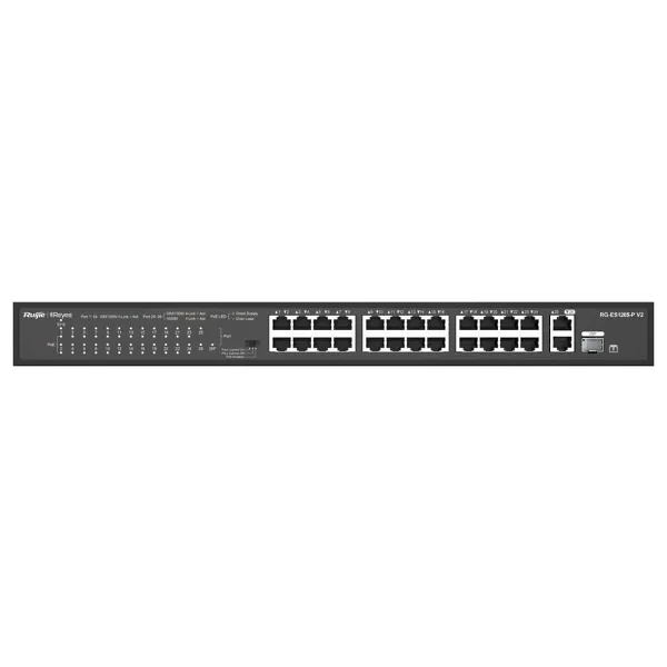 Ruijie Reyee RG-ES126S-P V2 24 Port 10/100/1000 Mbps Gigabit PoE Switch