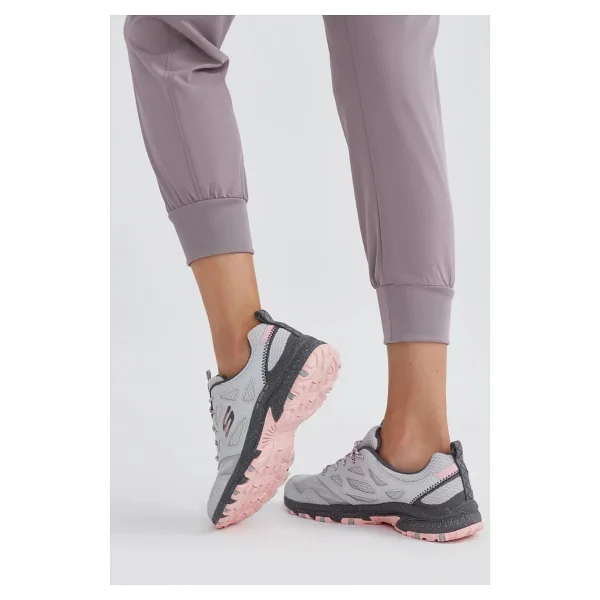 Skechers Hillcrest Leather Memory Foam Outdoor Sneaker Hafızalı Taban Hakiki Deri Kadın Outdoor Ayakkabı Gri - 39