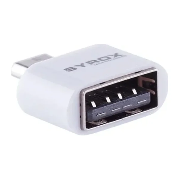Syrox DT12 Micro USB - USB 2.0 OTG Dönüştürücü - Beyaz