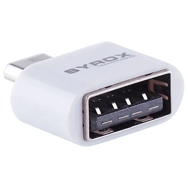 Syrox DT12 Micro USB - USB 2.0 OTG Dönüştürücü - Beyaz