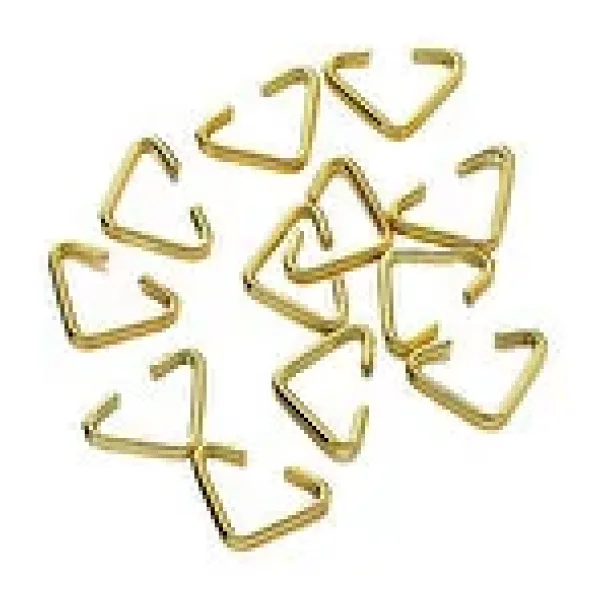 tahtakale toptancıları Anahtarlık Montaj Halkası Üçgen Takı Bağlantı Halkası 14x11 Mm (100 Adet) Gold