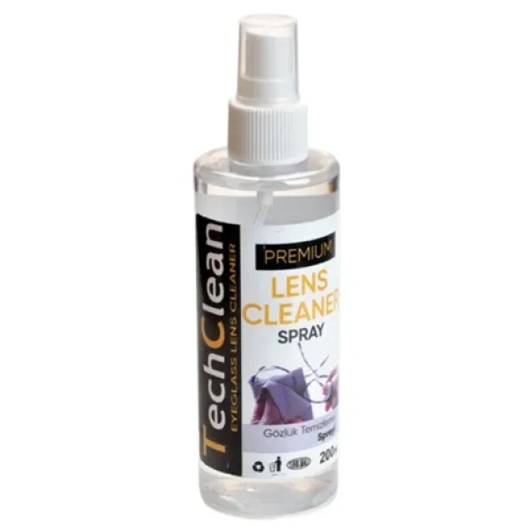 tech clean Gözlük ve Cam Temizleme Spreyi 200 ML Antistatik Sprey