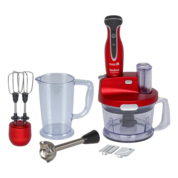 Tefal Powelix Activflow Pro 1000 W Kırmızı Blender Seti