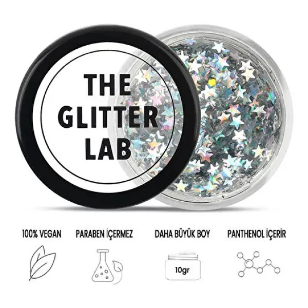 The Glitter Lab Jel Formlu Parlak Glitter - Star Cluster