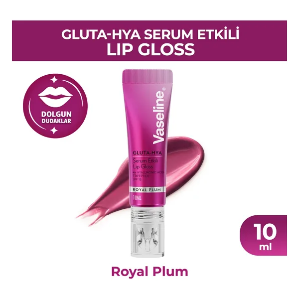 Vaseline Gluta Hya Serum Etkili Royal Plum Lip Gloss