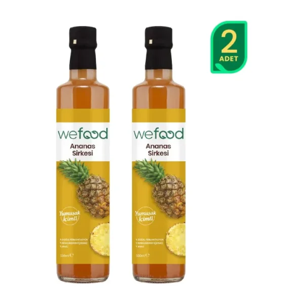 Wefood Ananas Sirkesi 500 ml 2'li