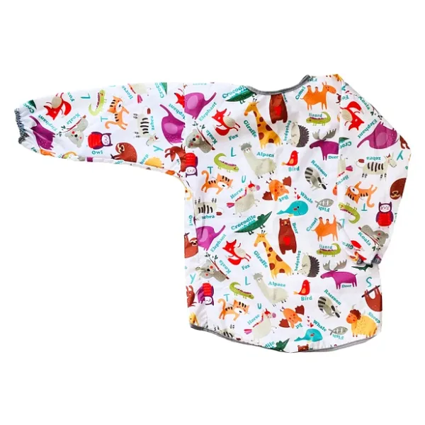 yorni 7-11 Yaş, Zoo, Sıvı Geçirmez, Makinede Yıkanabilir, Uzun Kollu Çocuk, Aktivite Boyama Önlüğü