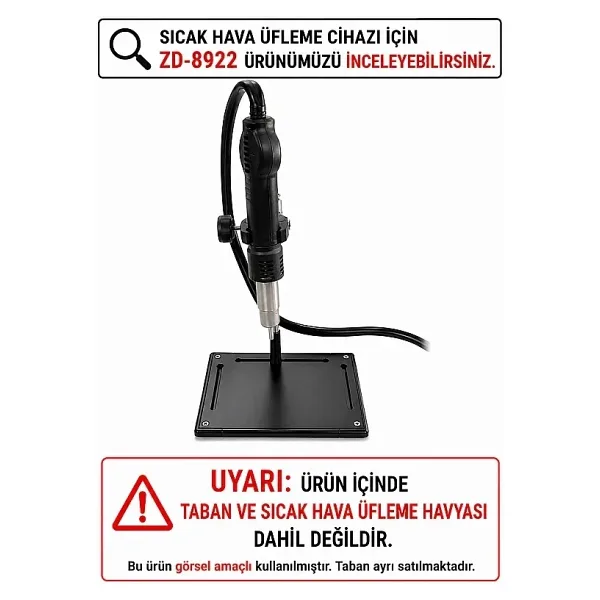 ZD-11P Sıcak Hava Tabanca Tutucu Aparatı - Tabansız