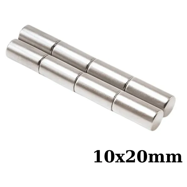 10x20mm Neodyum Güçlü Mıknatıs - Neodim Magnet