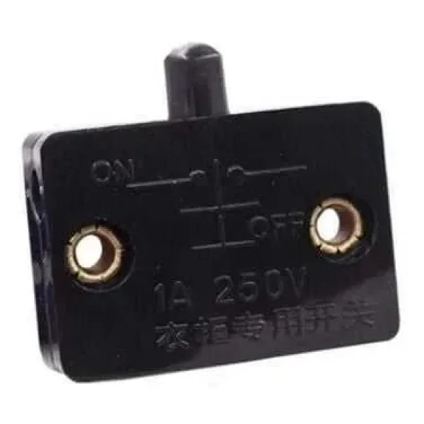 250V 1A Dolap Kapak Switch NC - Siyah