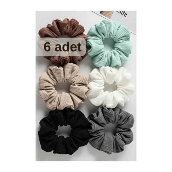 combattente exclusive products Müslin Toka 6'lı Set - Naturel Doğal-oeko Tex Sertifikalı Kumaş