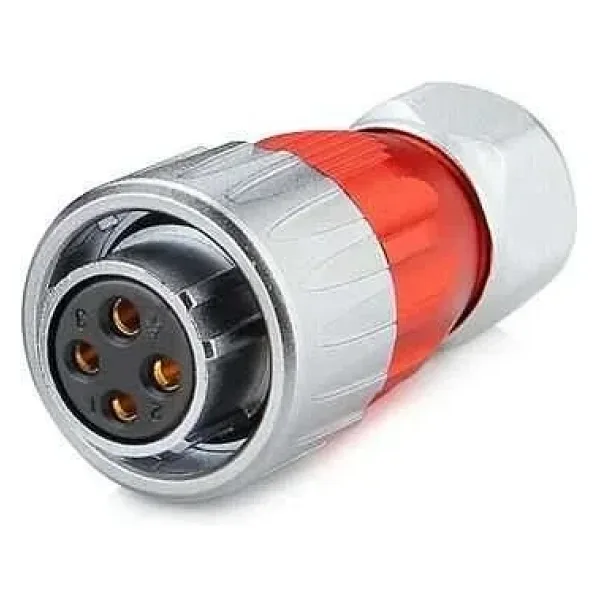 DH-20-J04PE-03-001 4-Pin Su Geçirmez Konnektör - Dişi