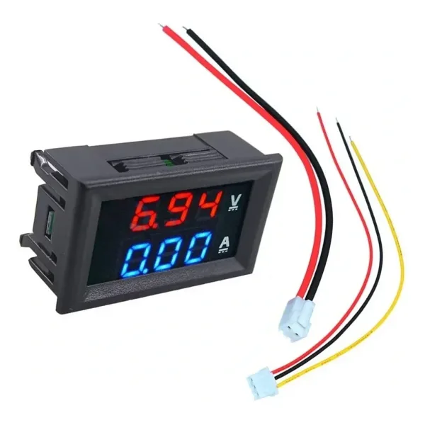 Dijital Voltmetre Ampermetre Volt Akım Ölçer DC 0-100V 10A