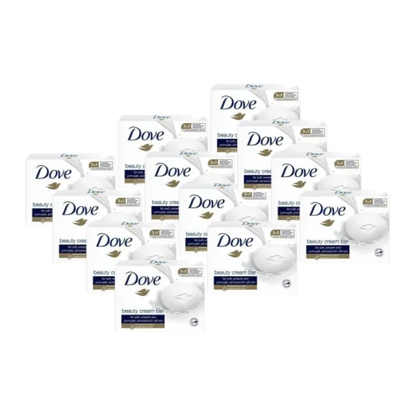 Dove Beauty Cream Bar Katı Güzellik Sabunu Original Nemledirici Etkili 90 G X12