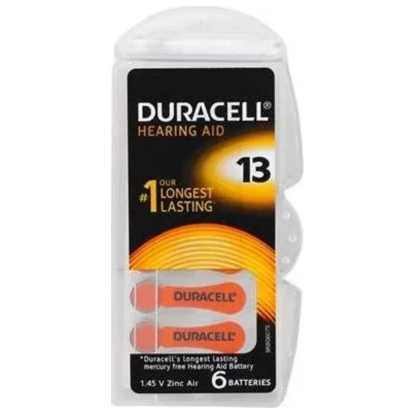 Duracell Activair 13 Numara 6'lı İşitme Cihazı Pili