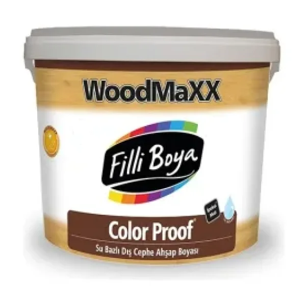Filli Boya Woodmaxx Color Prof Su Bazlı Dış Cephe Ahşap Boyası 2,5 Lt