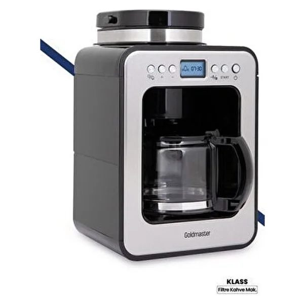 Goldmaster GM-7353 Klass Öğütücülü Filtre Kahve Makinesi