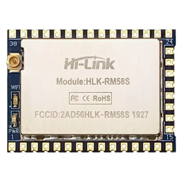 HLK-RM58S Seri/UART 2.4G/5G WIFI+BLE Modülü