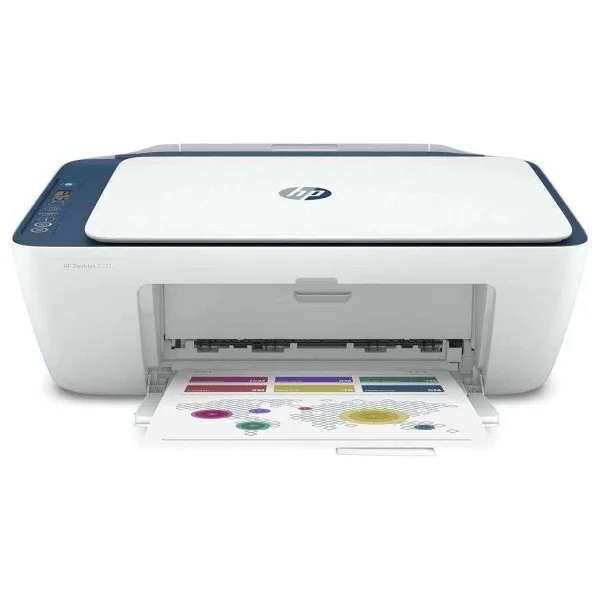 HP DeskJet 2721 7FR54B Wi-Fi + Tarayıcı + Fotokopi Renkli Çok Fonksiyonlu Mürekkep Püskürtmeli Yazıcı