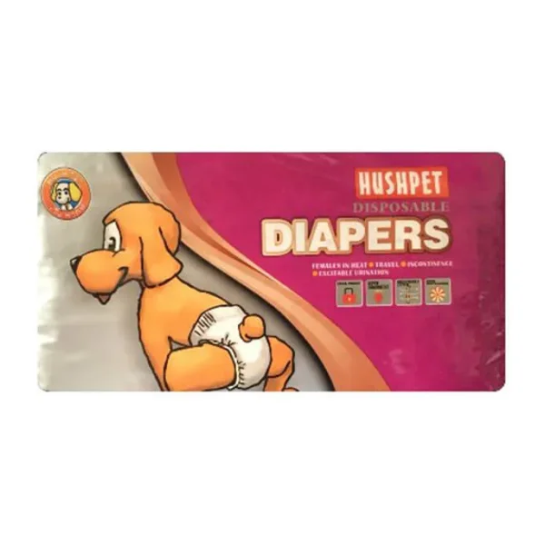 Hushpet Köpekler için Çiş Bezi L Beden 12'li