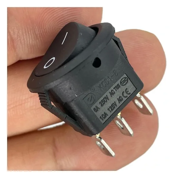 IC-133-3 Yuvarlak Işıksız Anahtar ON-OFF 3P