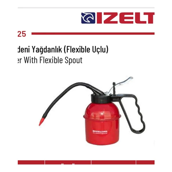 İzeltaş Madeni Yağdanlık Flexible Uçlu 500Cc