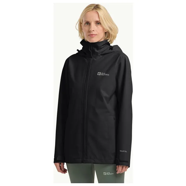 Jack Wolfskin Trailtime 2L A63902 Kapüşonlu Kadın Yağmurluk