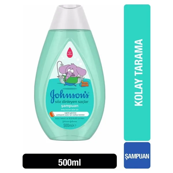 Johnson's Baby Kral Şakir Söz Dinleyen Saçlar Bebek Şampuanı 500 ml 3 Adet
