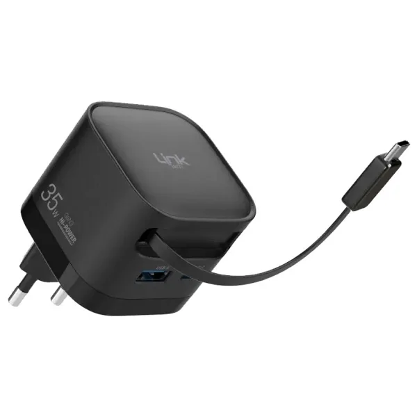 LinkTech G855 Premium 35 W Type-C Kablolu Hızlı Şarj Aleti