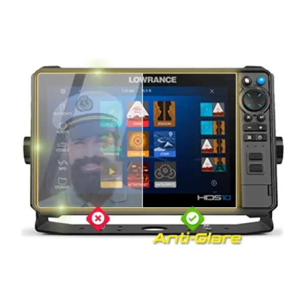 Lowrance FishFinder için IPG Anti-Glare Parlama Önleyici Mat Ekran Koruyucu (HDS PRO 10)
