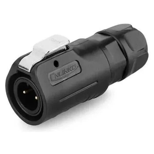 LP-12-C02PE-02-001 2-Pin Su Geçirmez Konnektör - Erkek