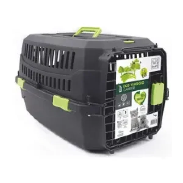 M-Pets Eco Viaggio Carrier Lata Kedi ve Köpek Taşıma Çantası Siyah 58,4X38,7X33 cm