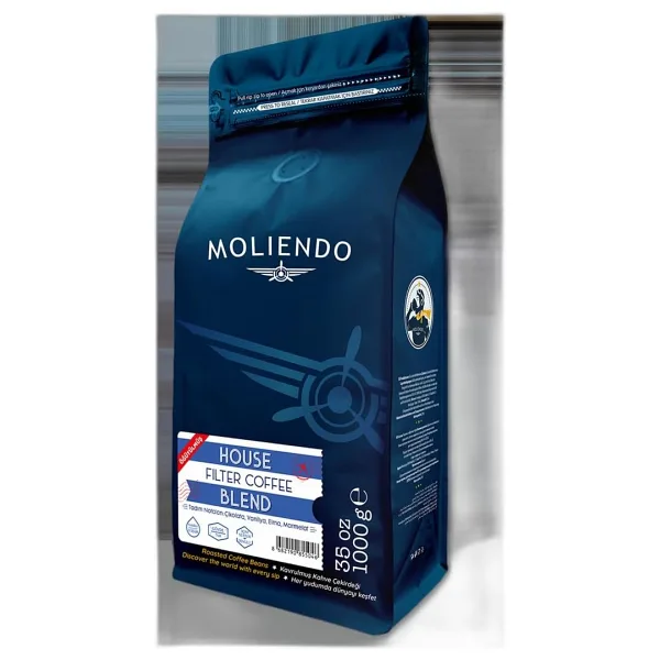 Moliendo Finest Coffee House Blend Öğütülmüş Filtre Kahve 1 kg