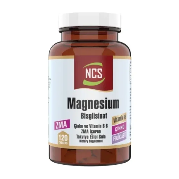 Ncs Zma Magnesium Bisglisinat Çinkovitamin B 6 120 Tablet
