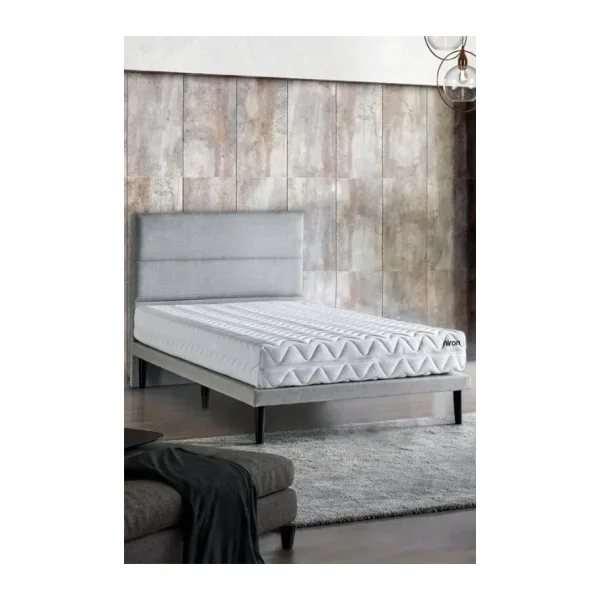 Niron Slim Pocket Yatak Seti - 90X200 Tek Kisilik Paket Yayli Yatak, Metal Baza Ve Baslik Takimi