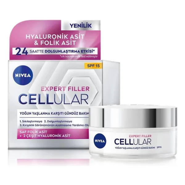 Nivea Cellular Yoğun Yaşlanma Karşıtı Gündüz Bakım Kremi 50 ml Spf 15