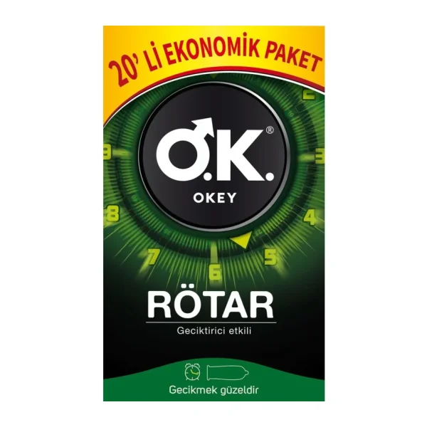 Okey Rötar 20'li Prezervatif