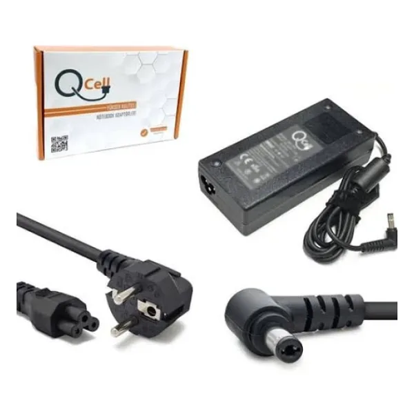 Qcell QBA-066 12V 5A Adaptör 5.5x2.5mm Uç 60W Güçlü Güvenli Adaptör