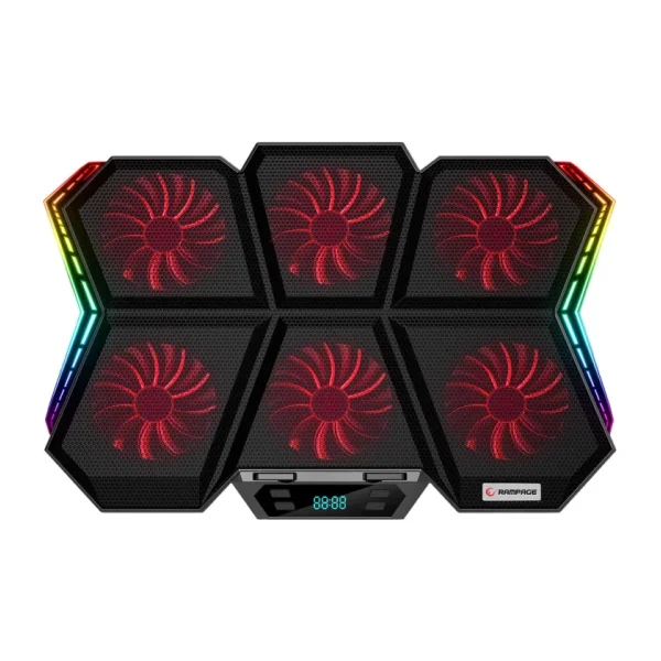 Rampage AD-RX44 X-GALE 6 Fanlı Laptop Soğutucu