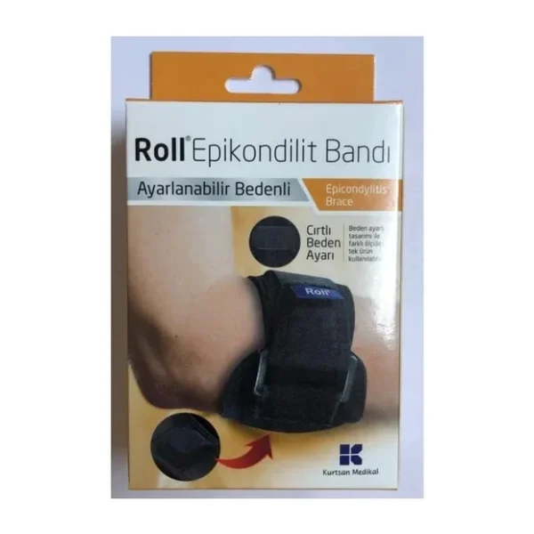 Roll Epikondilit Bandı Tenisçi Dirseği Bandı Ayarlanabilir Beden