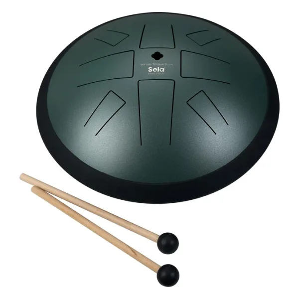 Sela SE373 ~ 25cm Tongue Drum (C Golden Gate / Yeşil)