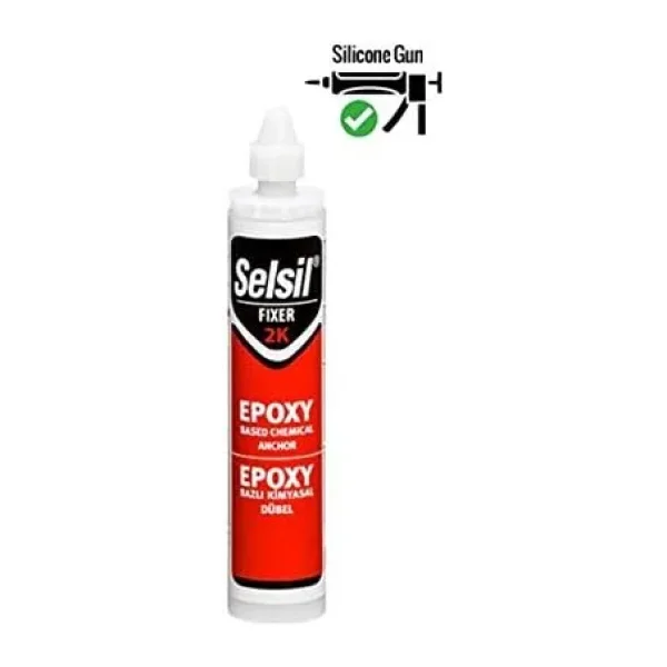 Selsil 300 ml Epoksi Bazlı Kimyasal Dübel