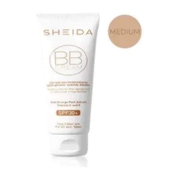 Sheida Skin Perfector Medium SPF 30+ 50 ml BB Krem
