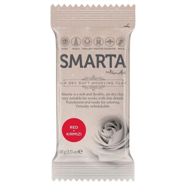 Smarta 100 gr Kırmızı Modelleme Hamuru