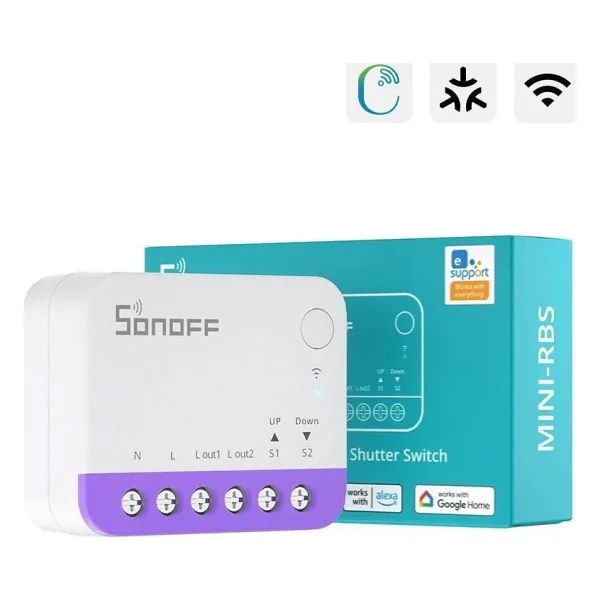 Sonoff Mini-RBS Matter Akıllı Panjur Kontrol Rölesi